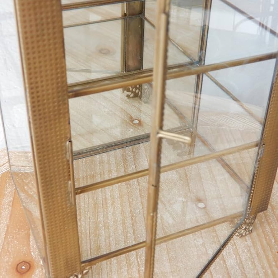 ELEMICA ジュエリーキャビネット アンティーク調 Amazon.co.jp: ウッドギャラリー樹 アクセサリーキャビネット 4